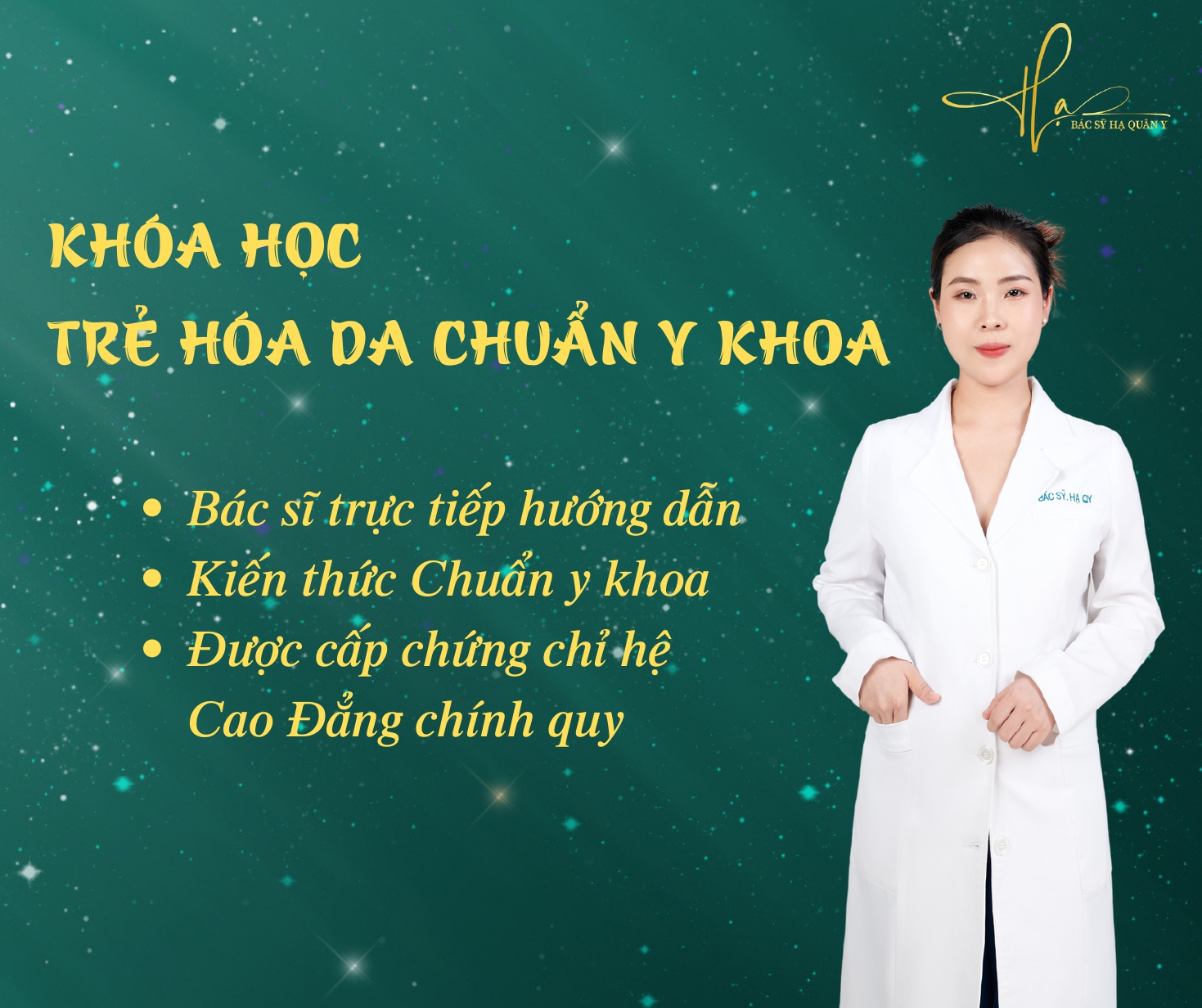 Khóa Trẻ hóa da Chuẩn y khoa