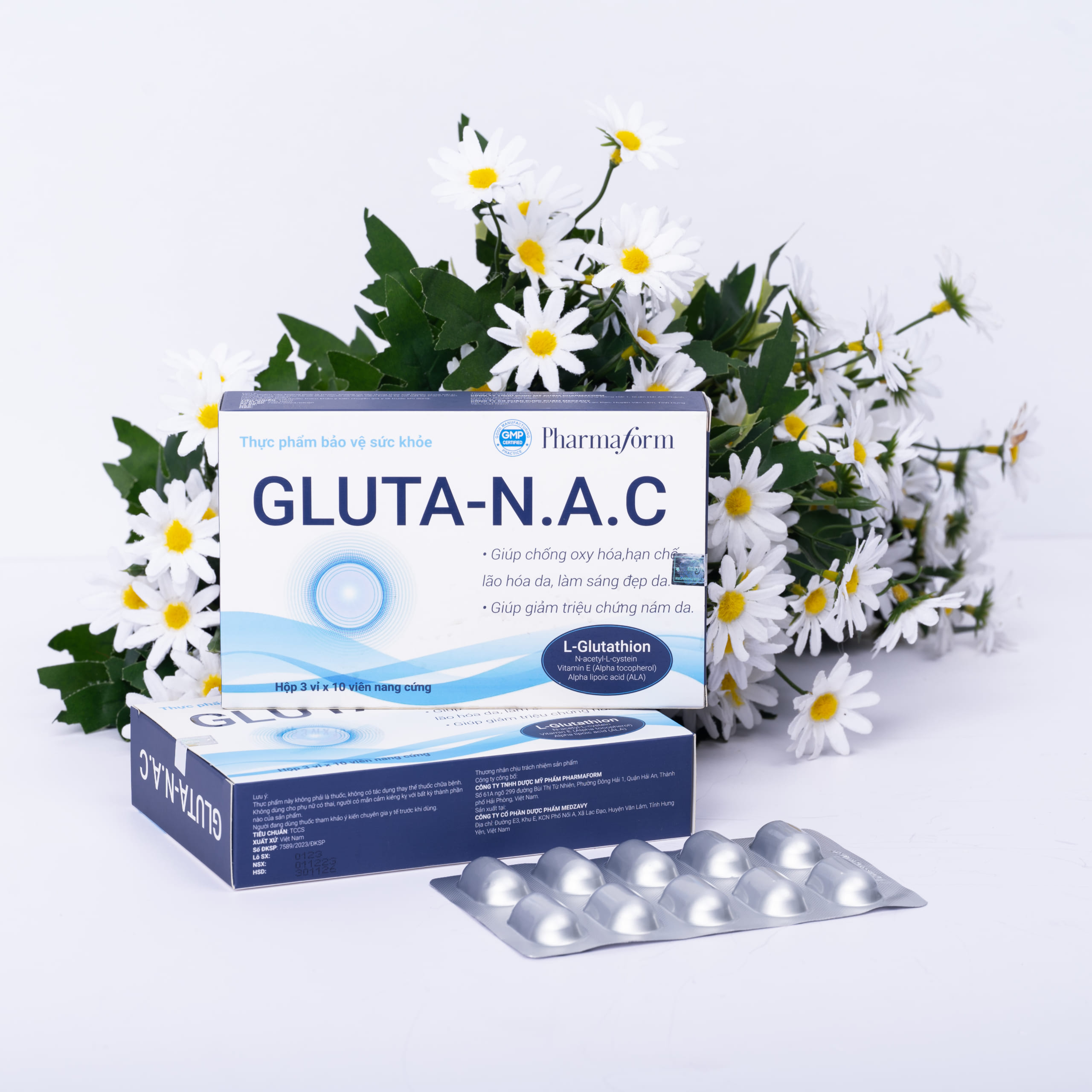 vien-uong-trang-da-pharmaform-gluta-nac-1