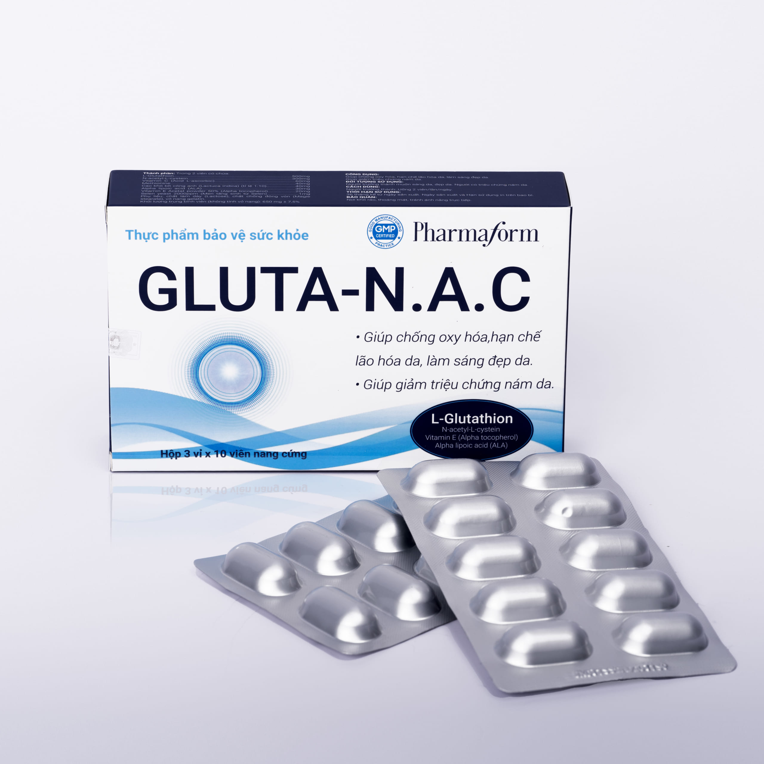 vien-uong-trang-da-pharmaform-gluta-nac-2