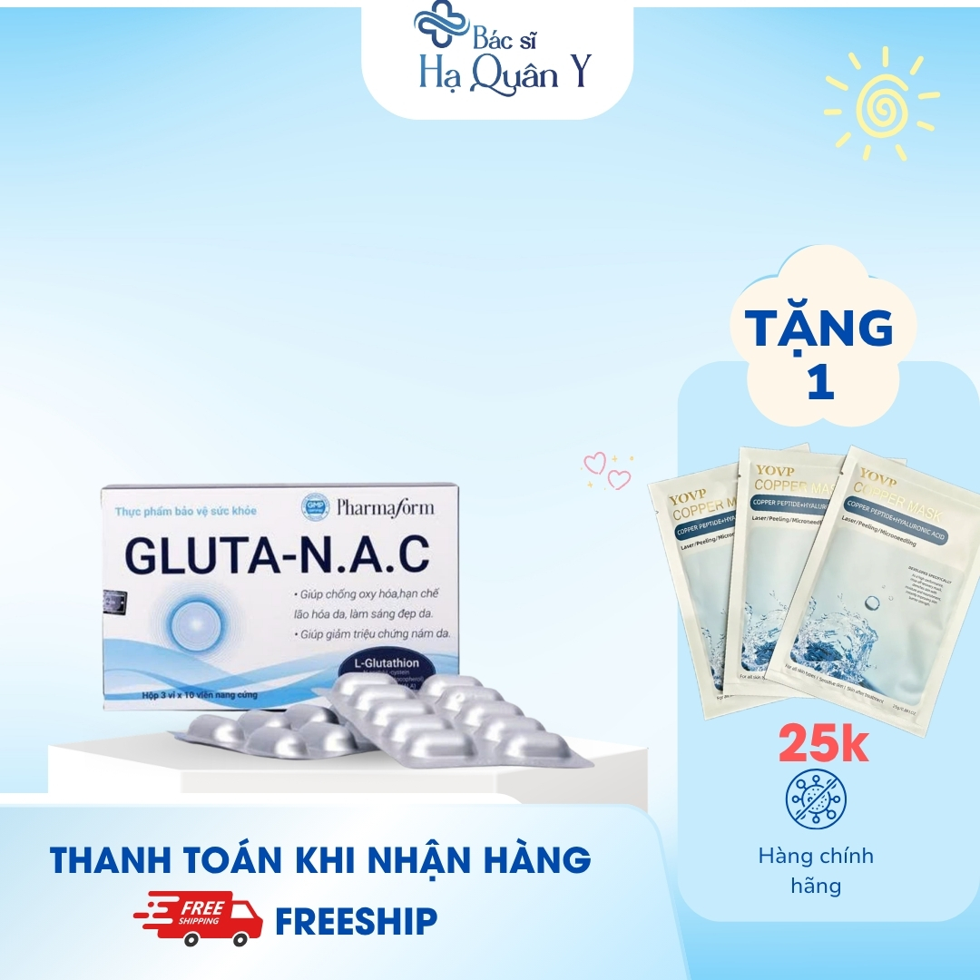 vien-uong-trang-da-pharmaform-gluta-nac-6